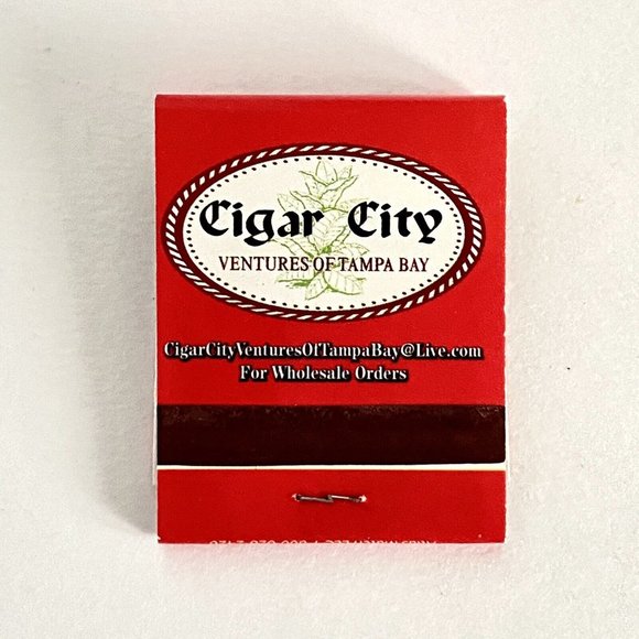 Los Toledo Cigar City Matchbook Safety Matchcover Tampa Florida New Unused - Picture 2 of 3